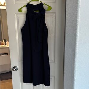 Elegant Navy Sleeveless Dress